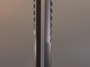 ollow sword low polly 3D Model