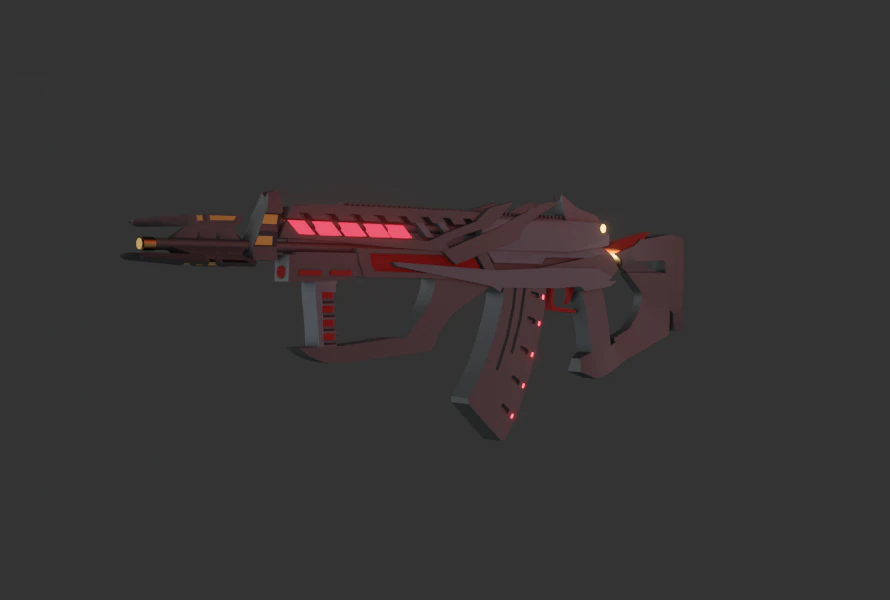 cyber punk machine low poly 3D Model .c4d .max .obj .3ds .fbx .stl .blend