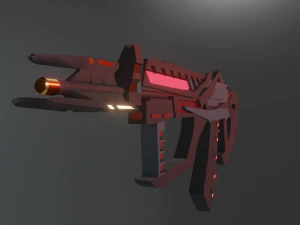cyber punk machine low poly 3D Model
