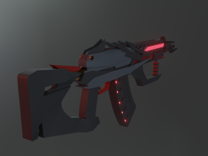 cyber punk machine low poly 3D 모델
