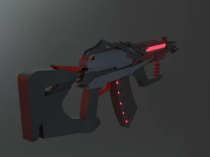 cyber punk machine low poly 3D Model