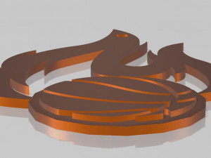 keyring for print Modèles 3D en vedette