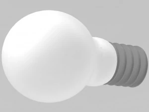 light bulb 3D Print Model