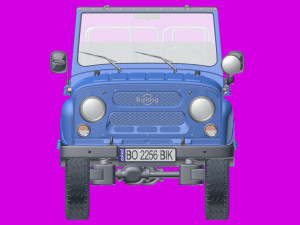 uaz-469 - russian hammer 3D 모델