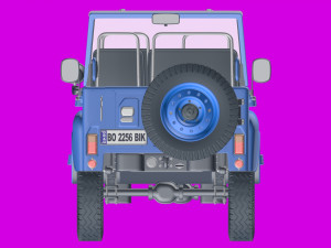 uaz-469 - russian hammer 3D Model