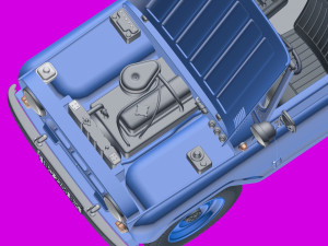 uaz-469 - russian hammer 3D Model