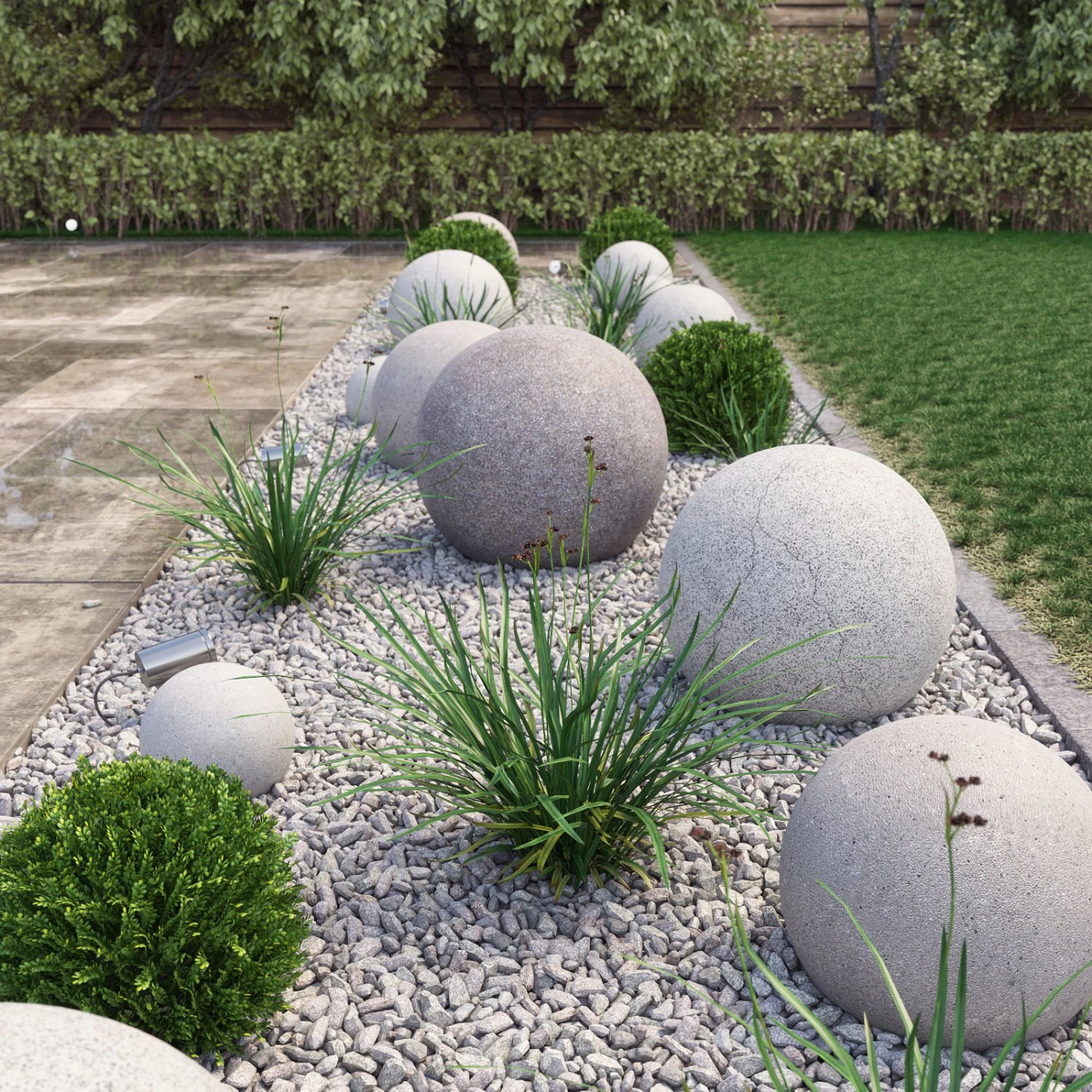flowerbed 3D Model .c4d .max .obj .3ds .fbx .stl .blend 