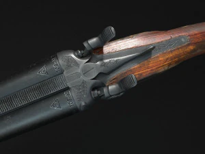 Odcięty shottoz-63 low-poly gotowy do gry Model 3D