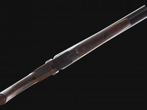 sawn-off shottoz-63 low-poly game-ready 3D Model