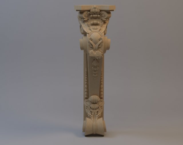 column 3D Model .c4d .max .obj .3ds .fbx .stl .blend 