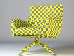 modern leather chair 3D Model