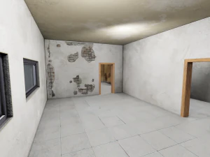 abandoned radio observatory building with satelitte dish 3D Model