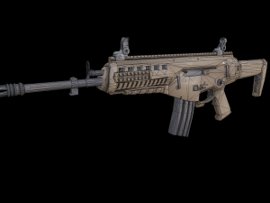 beretta arx-160 assault rifle 3Dモデル