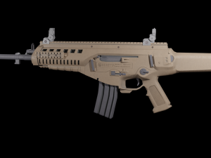 beretta arx-160 assault rifle 3Dモデル