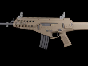 beretta arx-160 assault rifle 3D Model