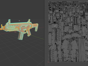 beretta arx-160 assault rifle 3Dモデル