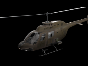 AW119 Koala military helicopter Modèle 3D