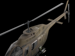 AW119 Koala military helicopter 3D 模型