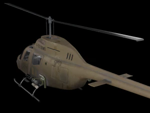 AW119 Koala military helicopter 3D Model