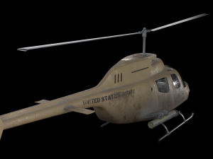 AW119 Koala military helicopter 3D 模型