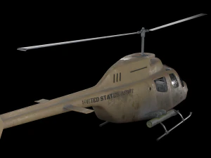 AW119 Koala military helicopter 3D Model