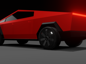 cybertruck tesla Model 3D