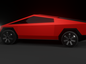 cybertruck tesla Model 3D