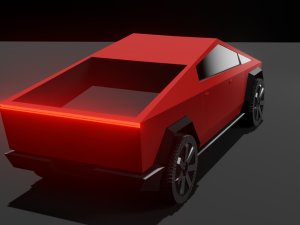 cybertruck tesla Model 3D