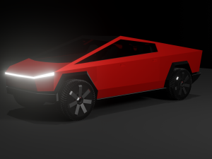 cybertruck tesla Model 3D