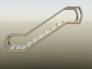 escalator 3D Model