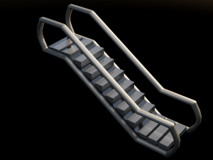 escalator Model 3D