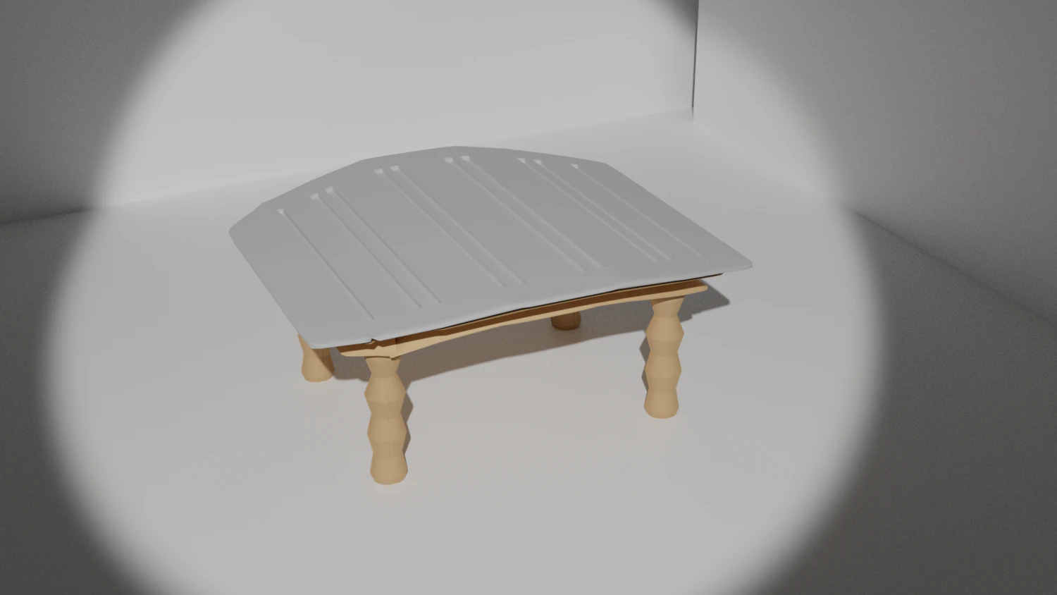 dining table 3D Model .c4d .max .obj .3ds .fbx .stl .blend 