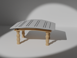 dining table 3D 模型