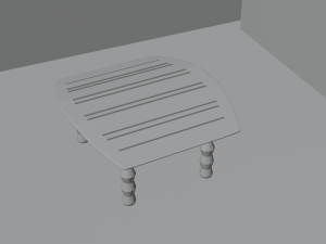 dining table 3D 模型