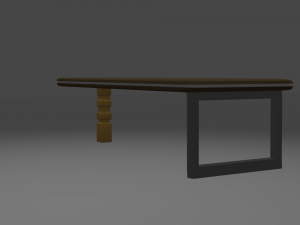 original table Model 3D