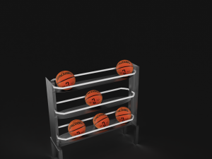 basketball rack 3D Model