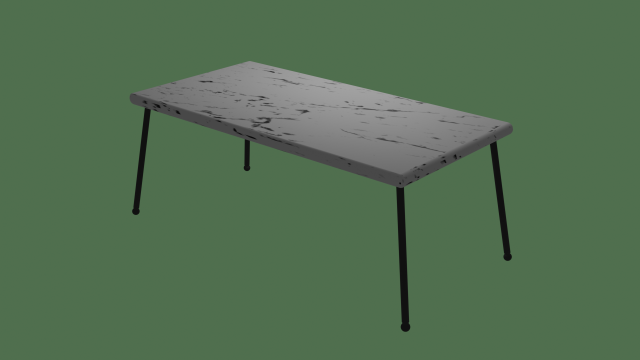 marble little table 3D Model .c4d .max .obj .3ds .fbx .stl .blend 