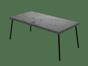 marble little table 3D Model