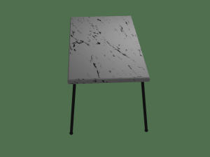 marble little table 3D Model