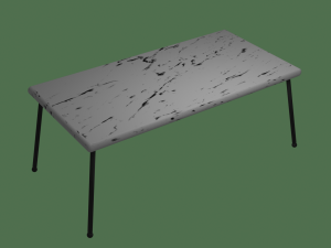 marble little table 3D Model
