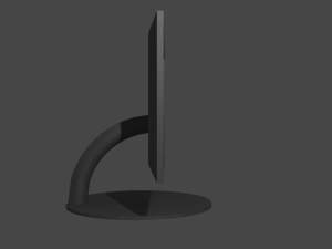 tv or monitor 16-9 aspect ratio Modello 3D