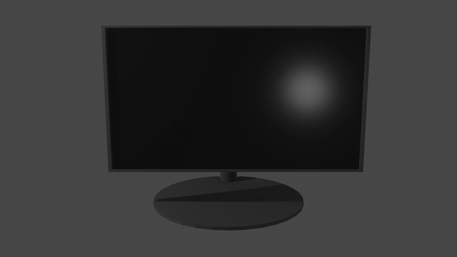 tv or monitor 16-9 aspect ratio 3D Model .c4d .max .obj .3ds .fbx .stl .blend 