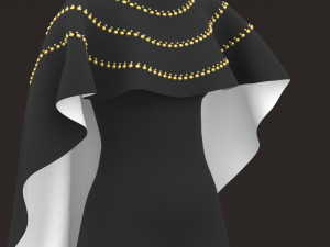 woman tablecloth marvelous designer clo3d 3Dモデル