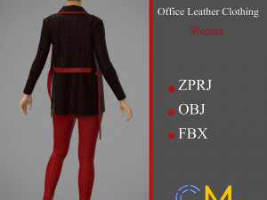 office leather clothing marvelous designer and clo3d 3D 模型