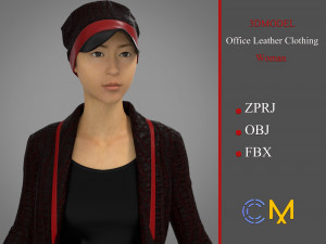 office leather clothing marvelous designer and clo3d 3D 模型