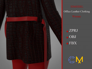office leather clothing marvelous designer and clo3d 3D 模型