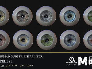 10 eye human material and eye CG Textures