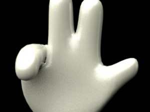 Funny cartoon hands Model 3D