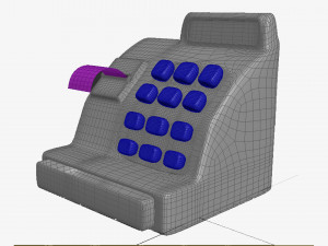 Funny Cash register 3D 3D Модель