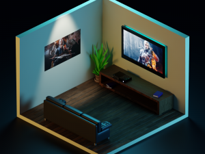 room CG 텍스쳐
